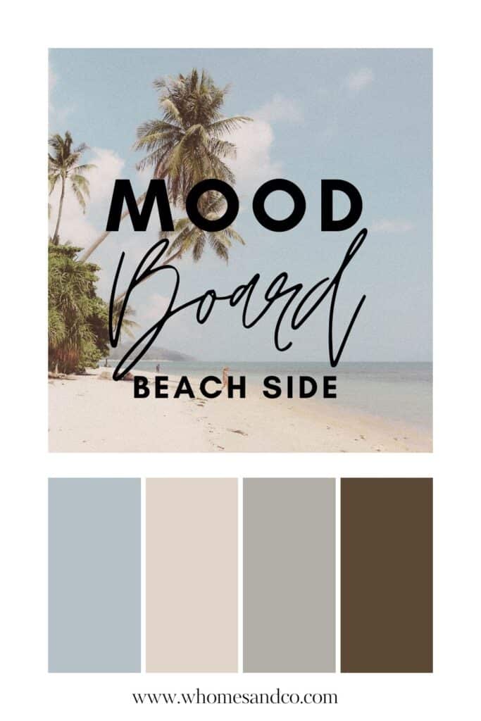 Mood Board of Beachside Side
